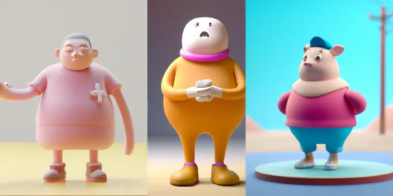 Clay Characters generated by undefined
