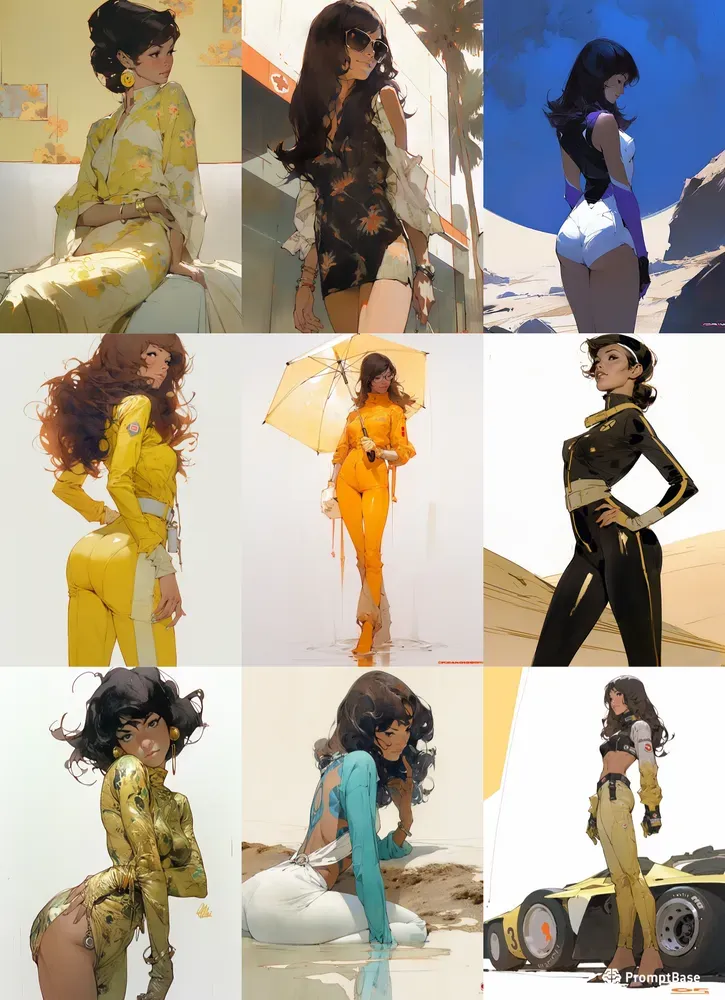 Girls Japan Retro Style