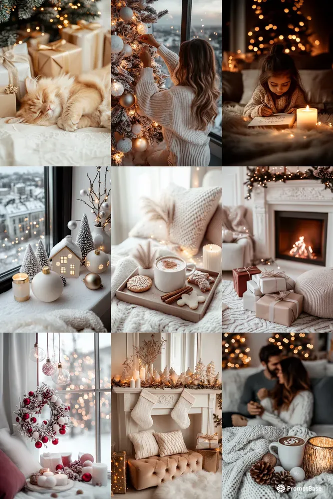 Christmas Aesthetic Social Media Images