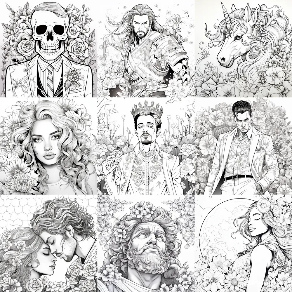 Black And White Illustrations