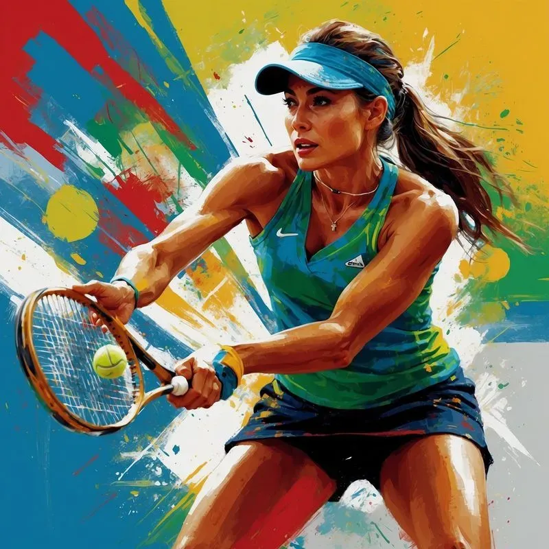 Dynamic Sports Actions Featuring Athletes