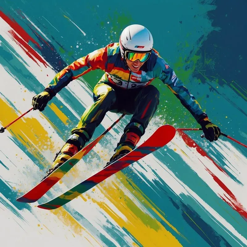 Dynamic Sports Actions Featuring Athletes