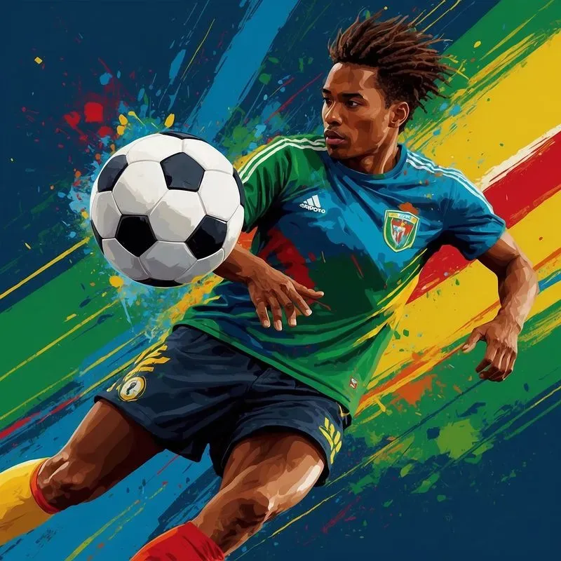 Dynamic Sports Actions Featuring Athletes