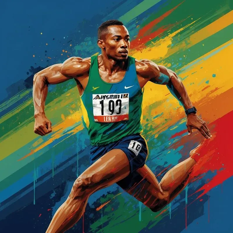 Dynamic Sports Actions Featuring Athletes