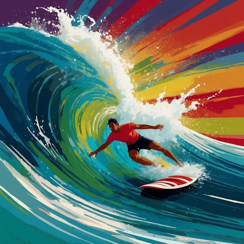 Dynamic Sports Actions Featuring Athletes