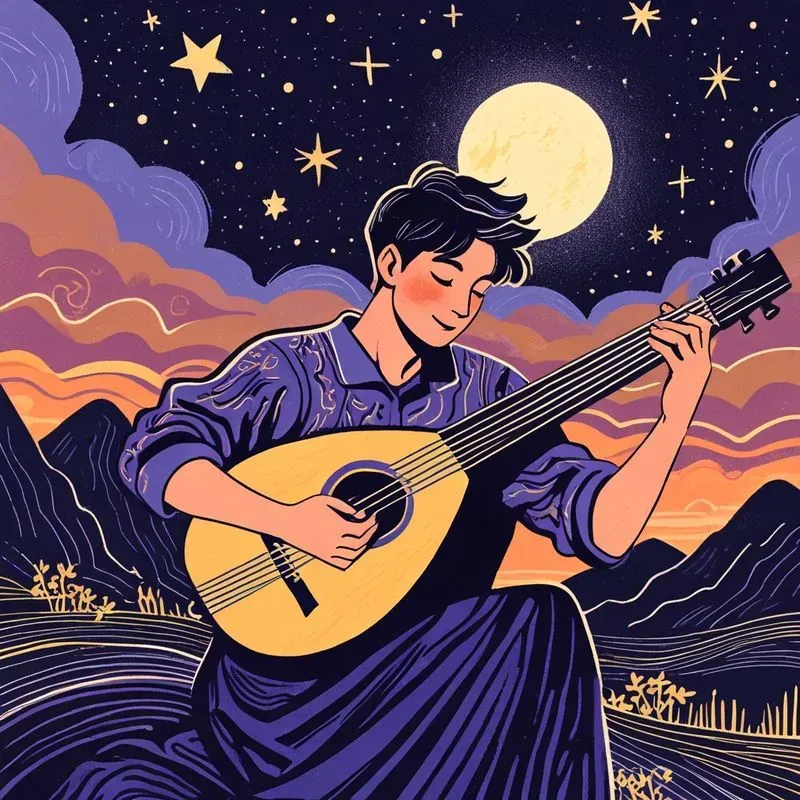 Drawings In Linocut Prints Style