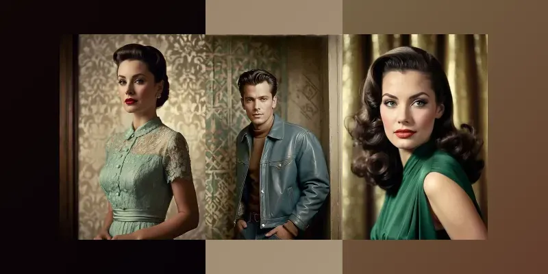 Vintage Photography Of Mid20th Century generated by undefined