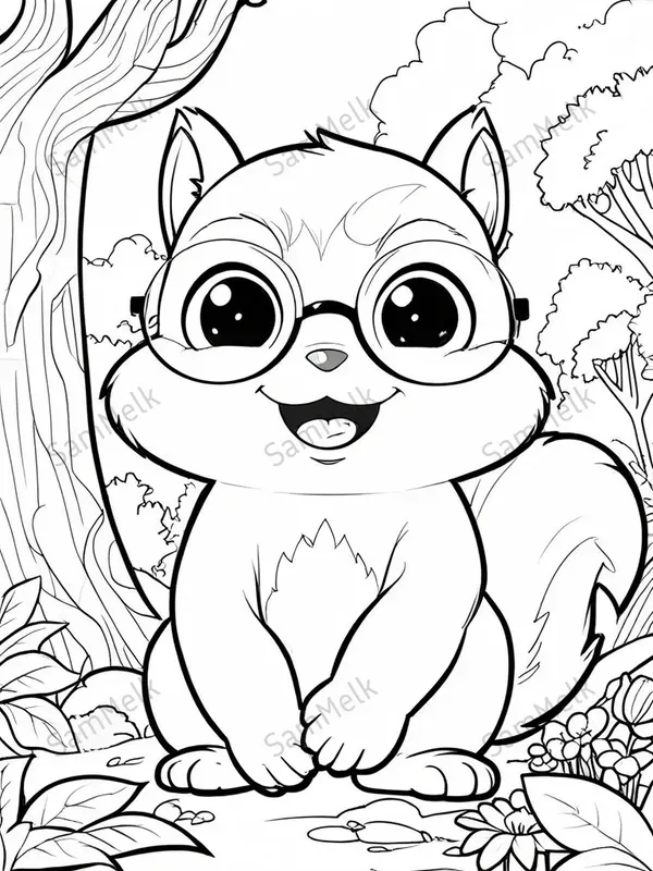 Colouring Pages Bold Characters