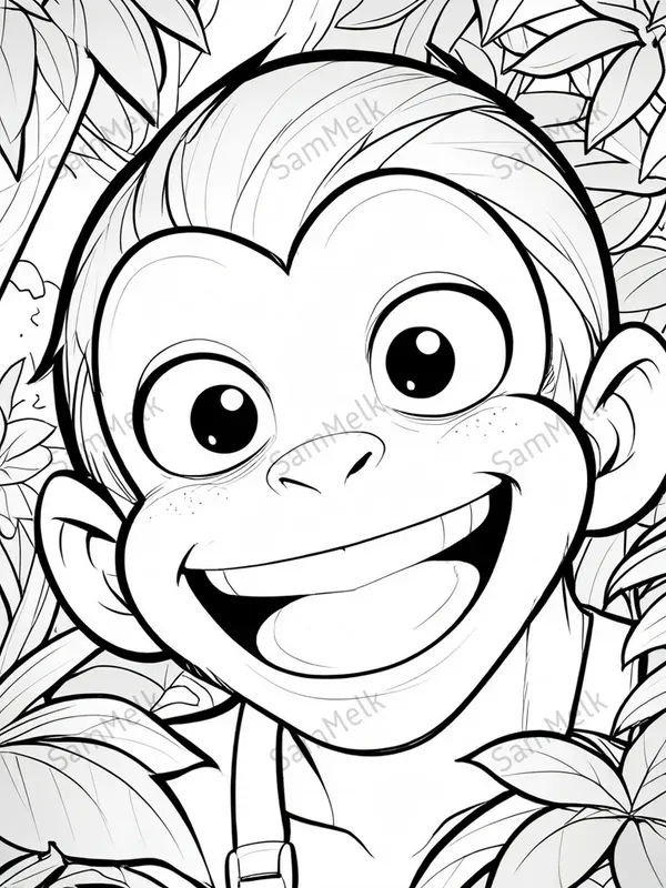 Colouring Pages Bold Characters