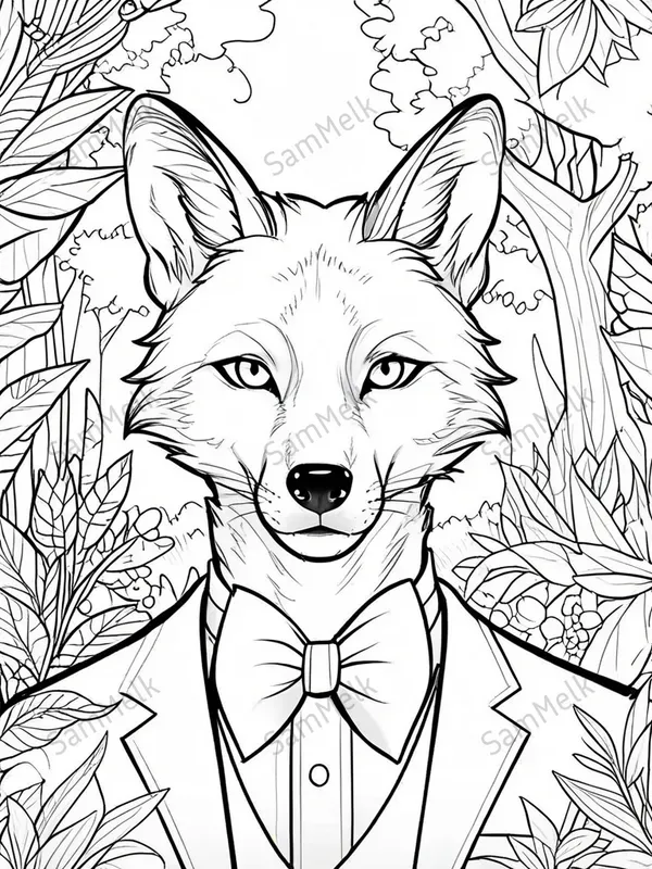 Colouring Pages Bold Characters