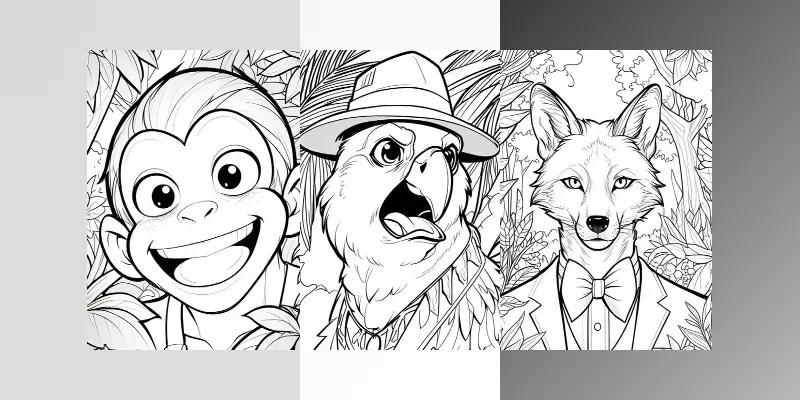 Colouring Pages Bold Characters generated by undefined