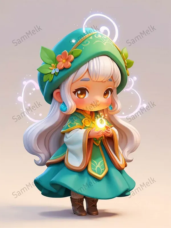Charming 3D Fantasy Characters