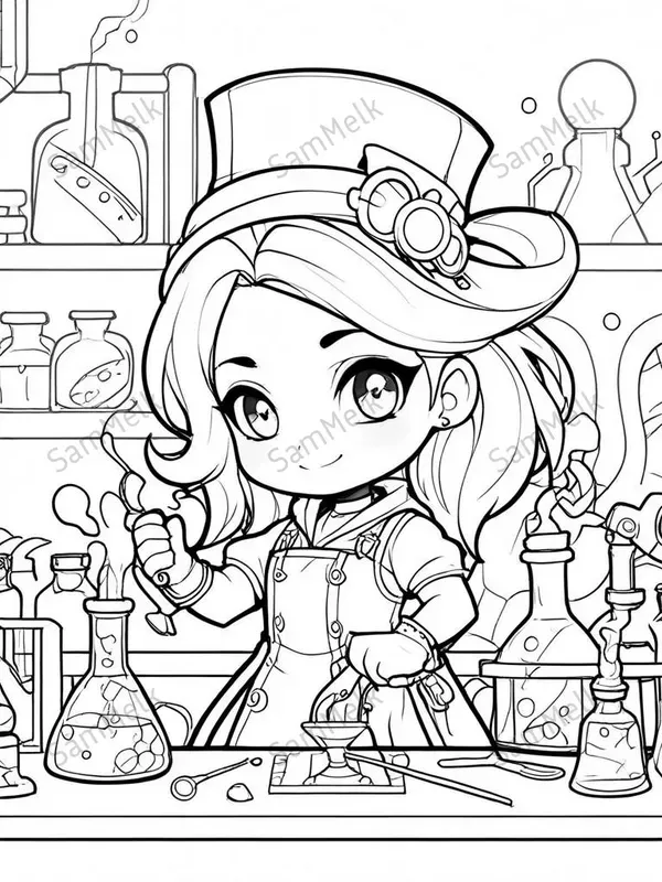 Bold Line Art For Creative Colorings