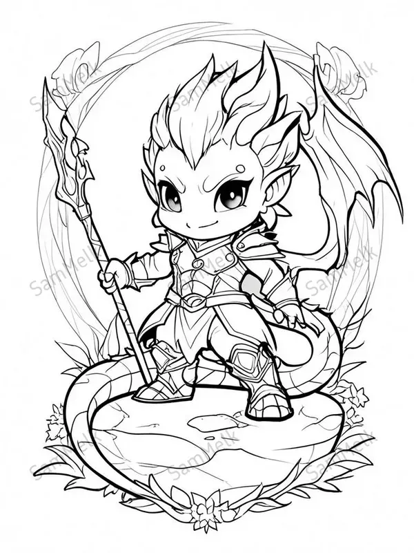 Bold Line Art For Creative Colorings