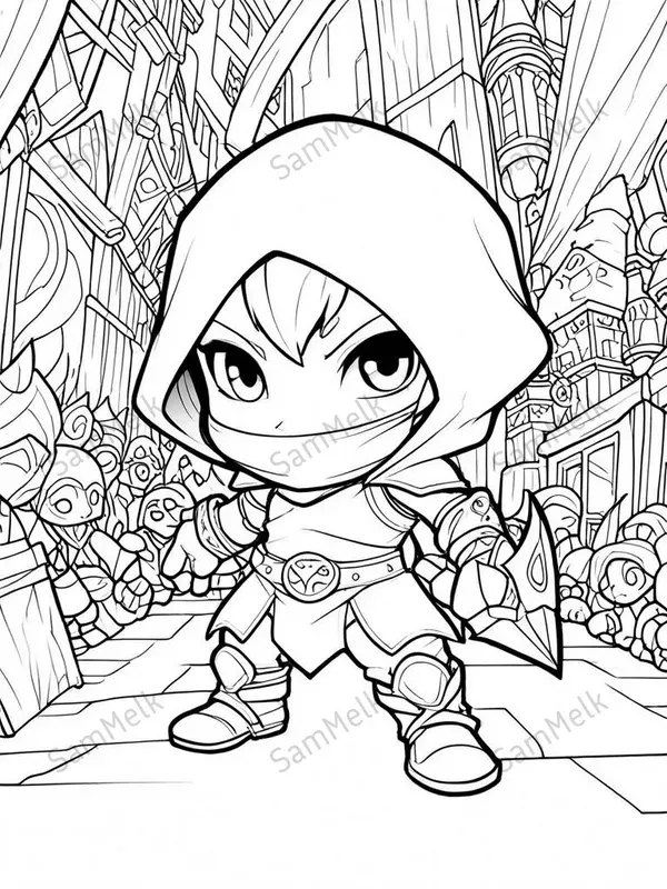 Bold Line Art For Creative Colorings