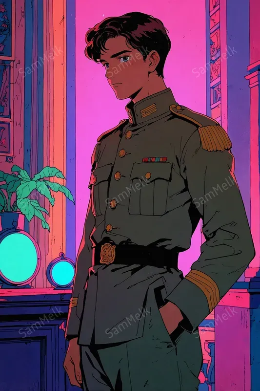Retrofuturistic Animeinspired Neons