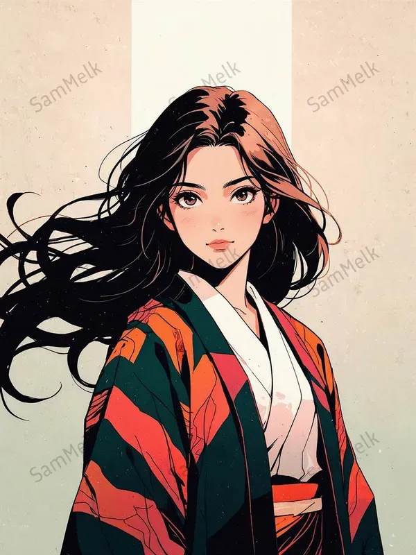Vintage Anime Fullbody Character Designs