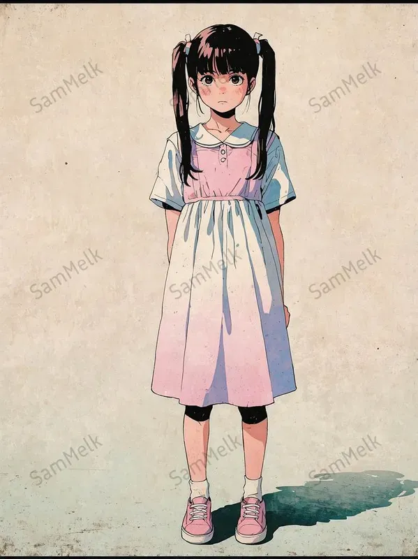 Vintage Anime Fullbody Character Designs
