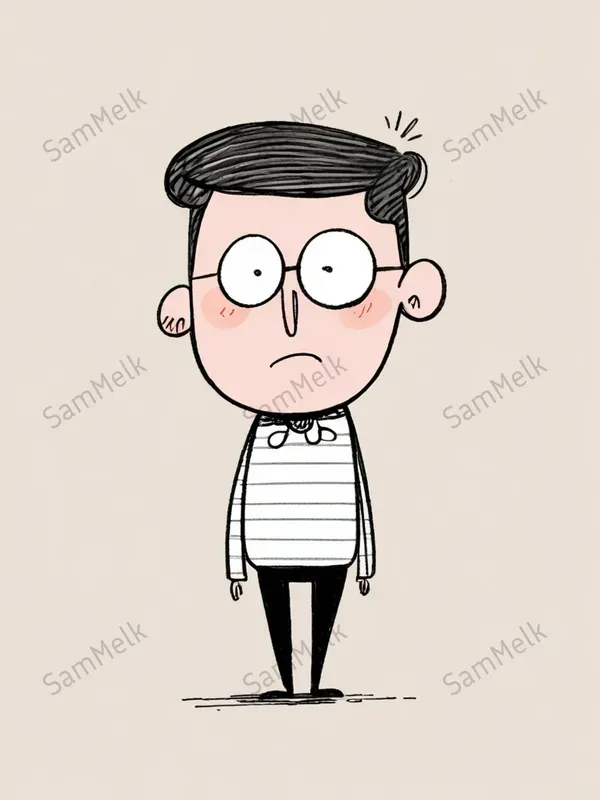 Playful Childlike Cartoon Illustrations