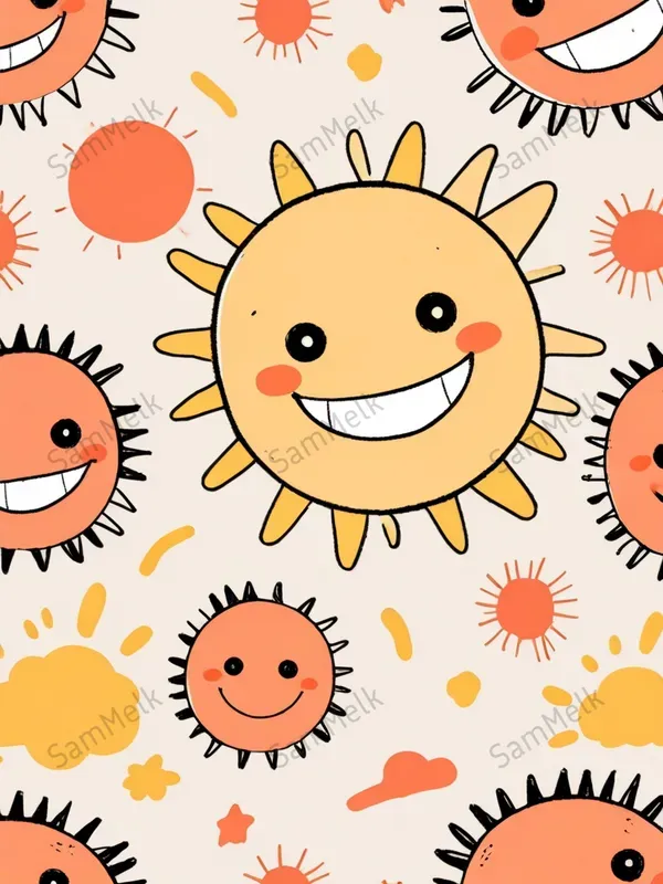 Playful Childlike Cartoon Illustrations