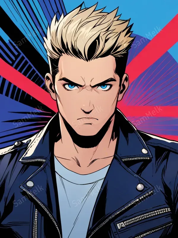 Vivid Comic Book Style Illustrations