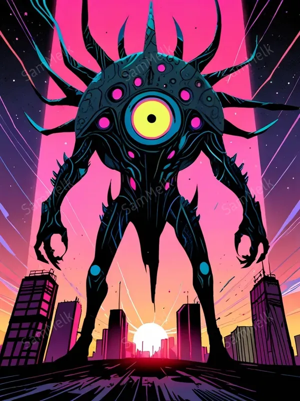 Vivid Comic Book Style Illustrations