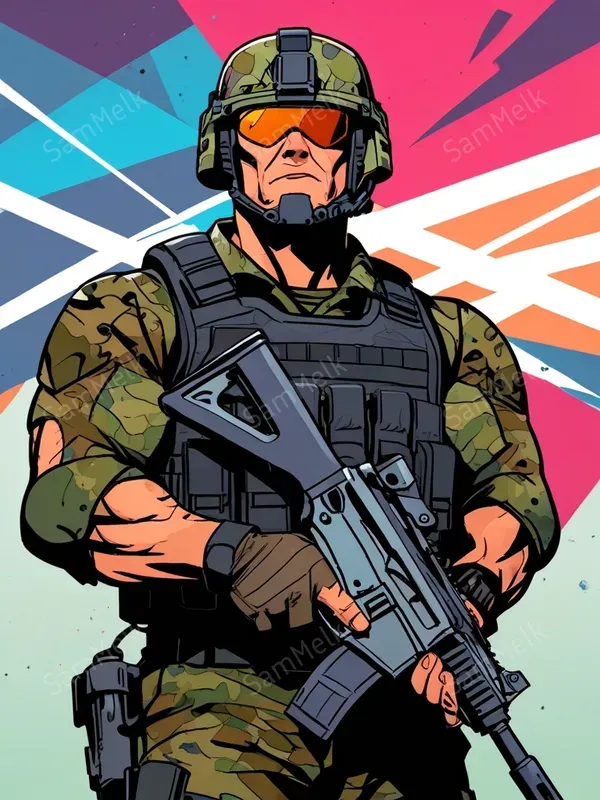 Vivid Comic Book Style Illustrations