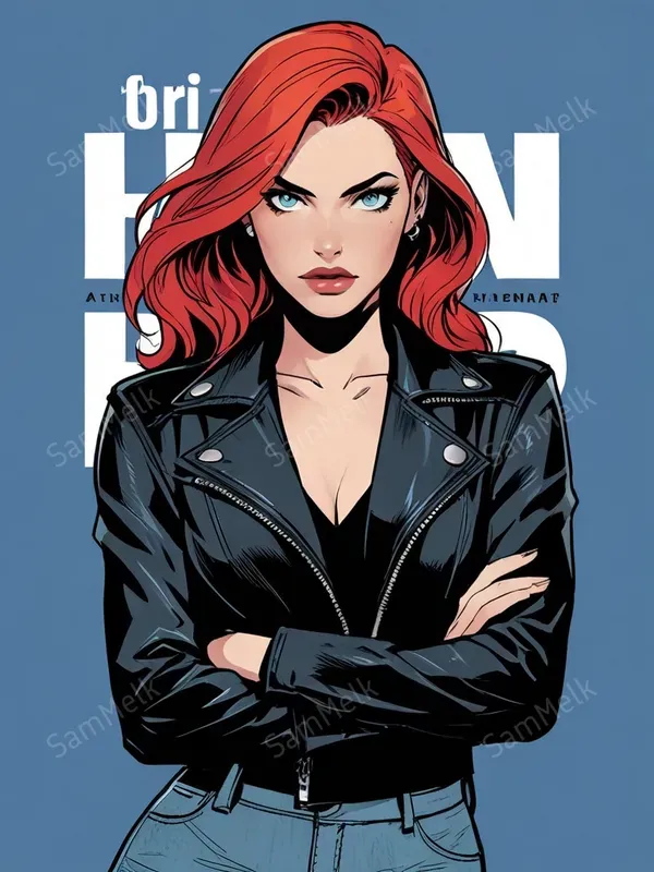 Vivid Comic Book Style Illustrations