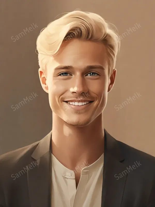 Minimalist Portrait Art Style