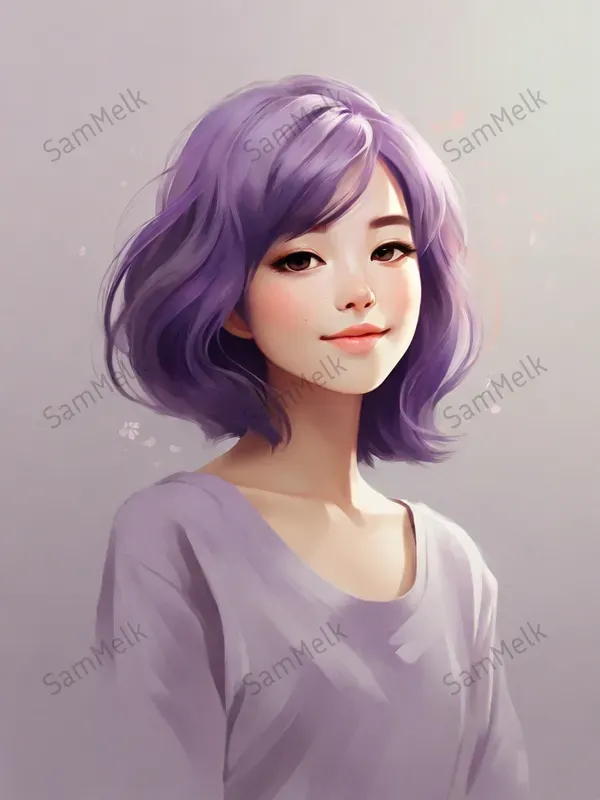 Minimalist Portrait Art Style