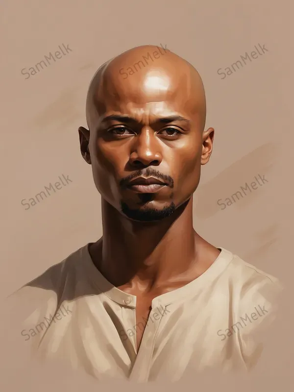 Minimalist Portrait Art Style