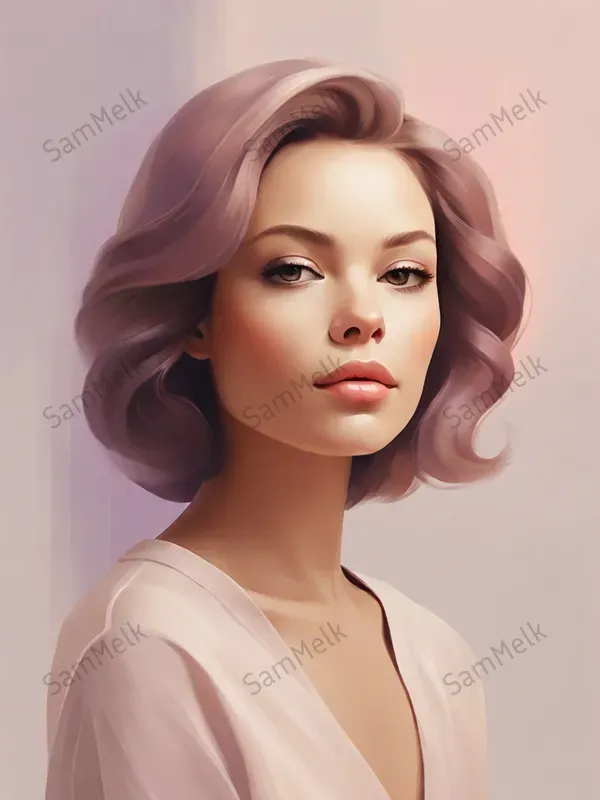 Minimalist Portrait Art Style