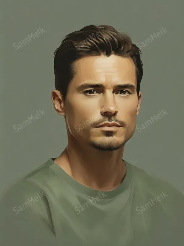 Minimalist Portrait Art Style