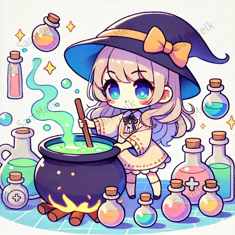 Cute Chibi Fantasy Characters
