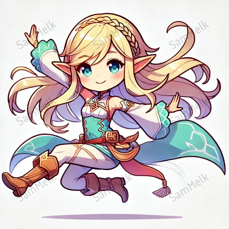 Cute Chibi Fantasy Characters
