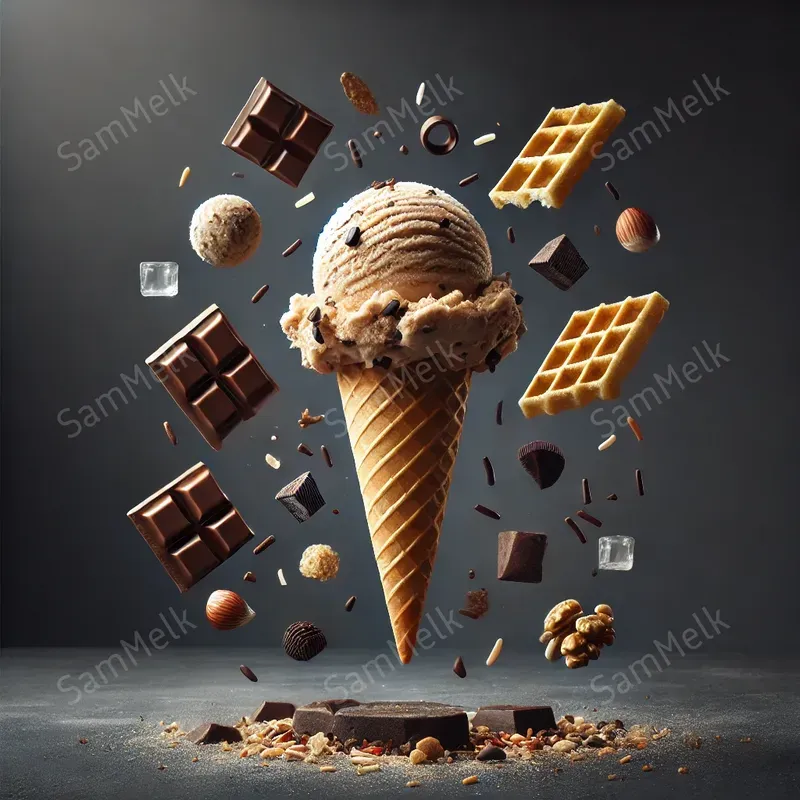 Hyperrealistic Floating Food Art