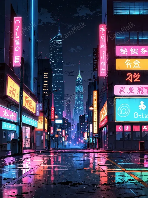 80s Animeinspired Scenes