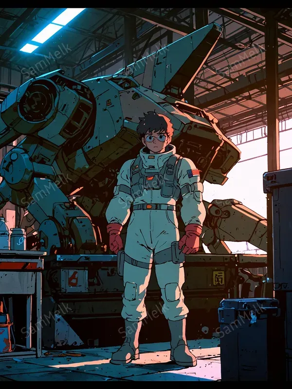 80s Animeinspired Scenes