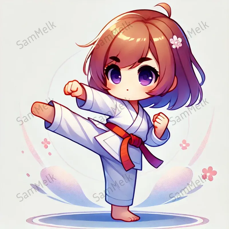 Anime Chibi Action Scenes