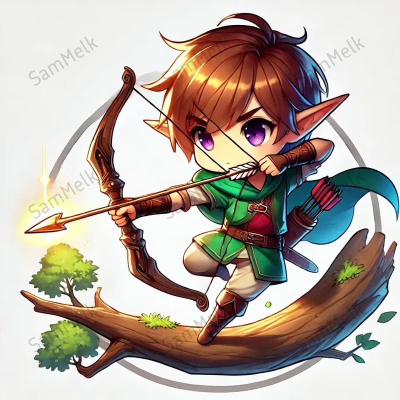 Anime Chibi Action Scenes