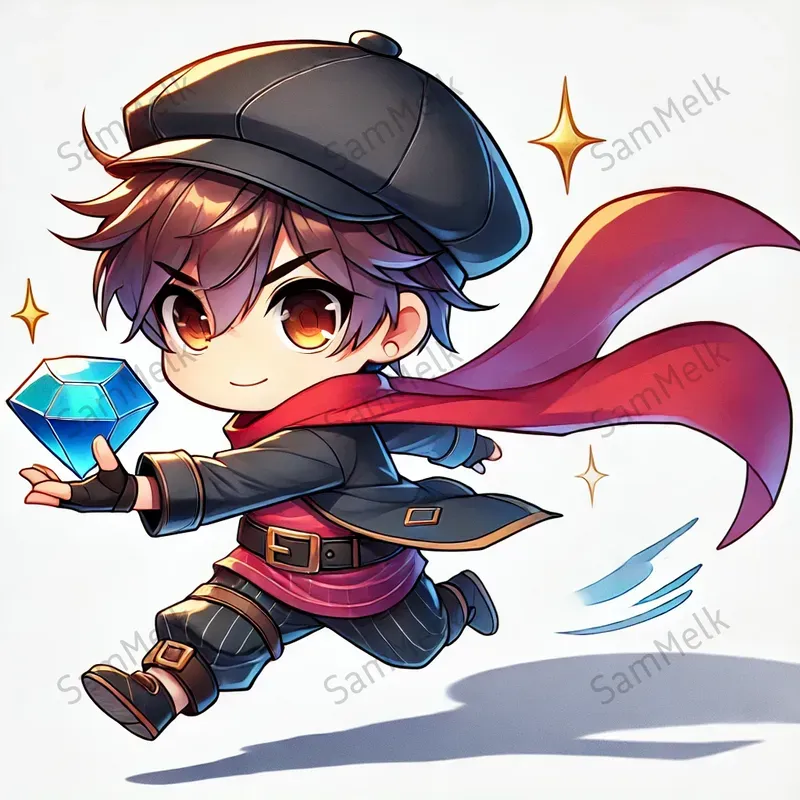 Anime Chibi Action Scenes