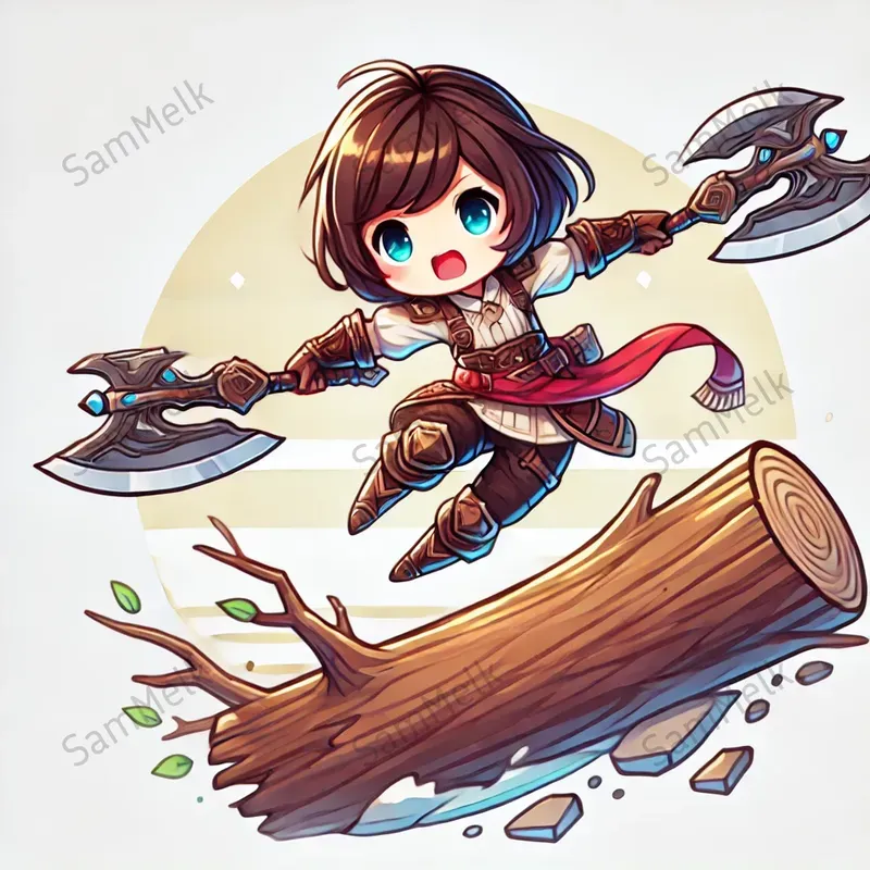 Anime Chibi Action Scenes