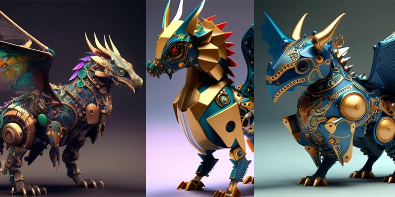Medieval-tech Dragon Knights generated by undefined