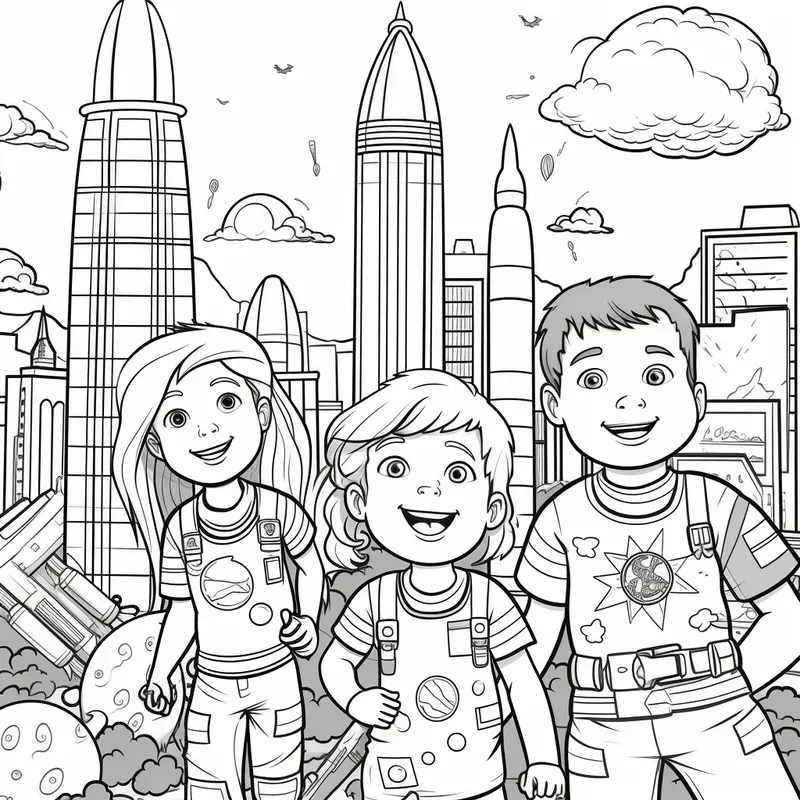 Coloring Book Illustrations For Kids