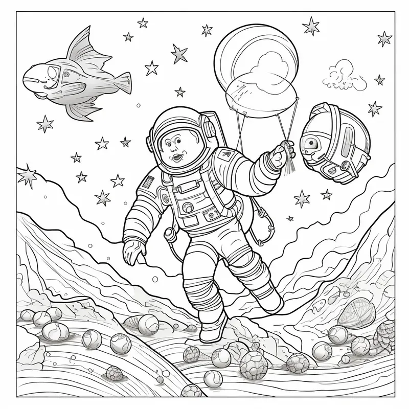 Coloring Book Illustrations For Kids