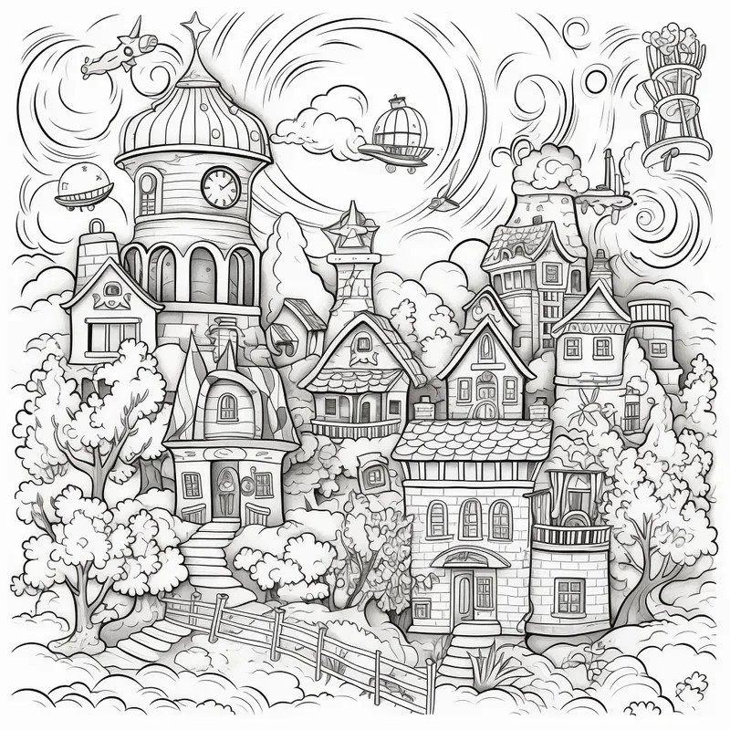 Coloring Book Illustrations For Kids