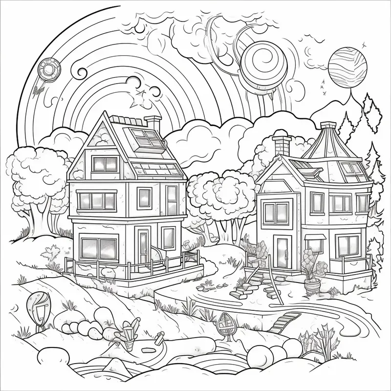 Coloring Book Illustrations For Kids