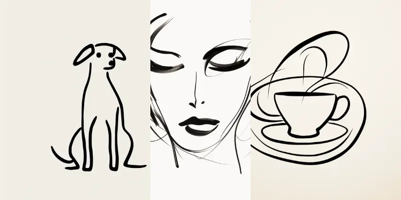 Minimalist Portraits generated by undefined