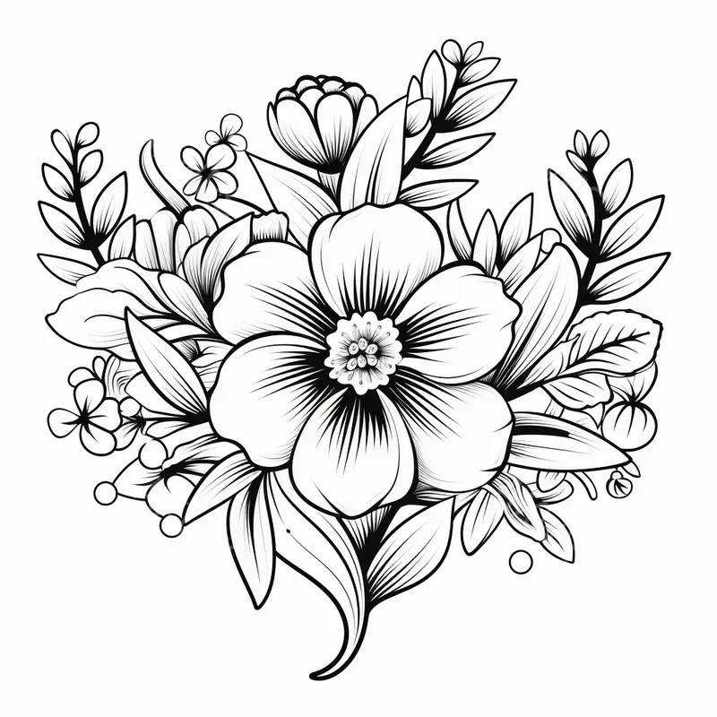 Very Simple Coloring Pages