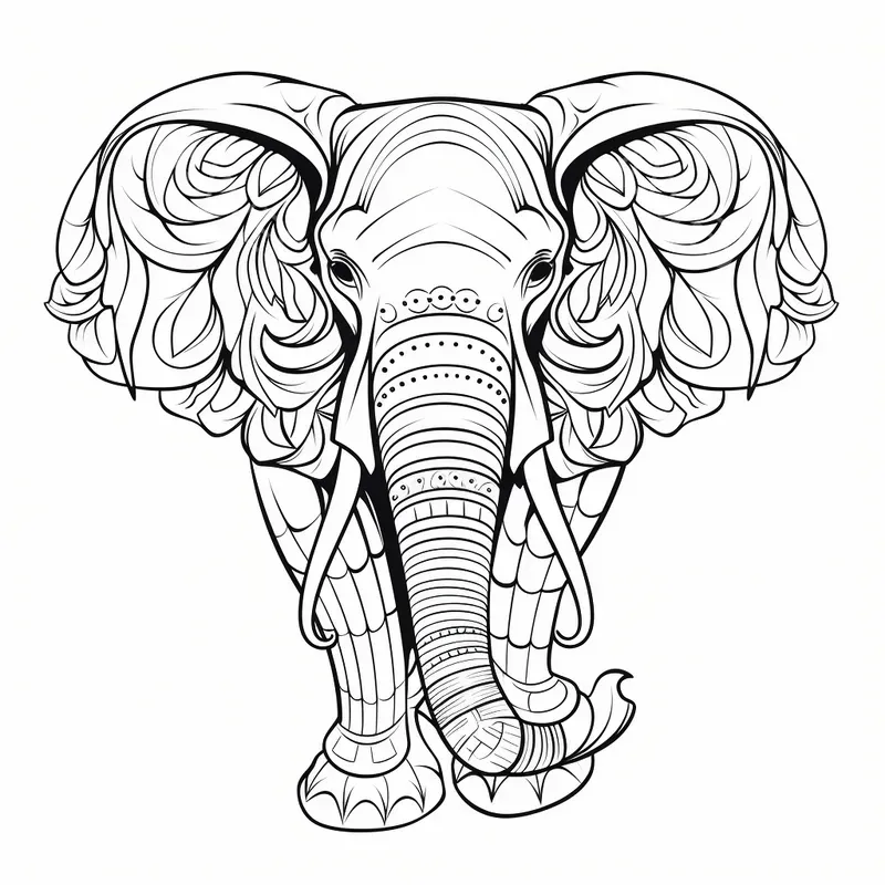 Very Simple Coloring Pages
